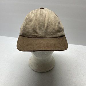 Cotton Deluxe Caps Baseball Hats W/Adjustable Strap Made in USA Tan Beige Brown